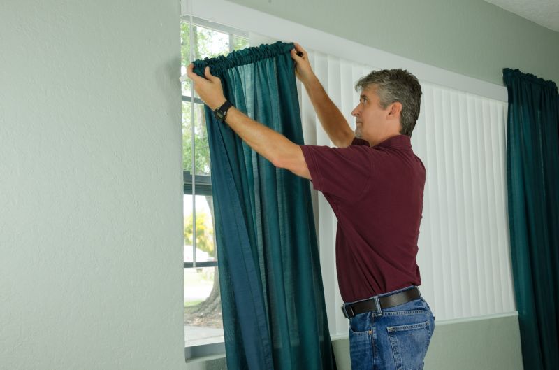 Curtain Installation in Spring